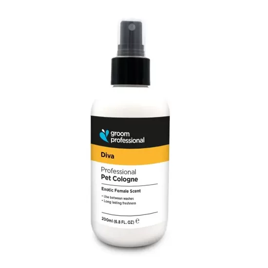 Groom Professional Diva Cologne, 200ml - Feminine Scent with Exotic Fruits and Velvet Musk